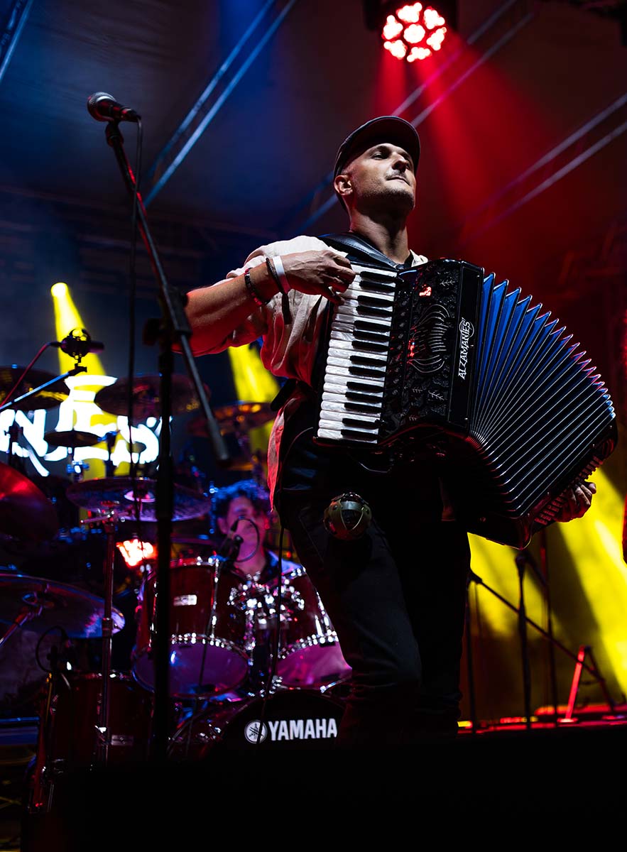 Dario Tornaghi playing Accordion